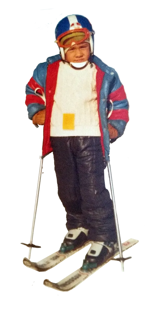 Ion Lorente, profesor de esquí